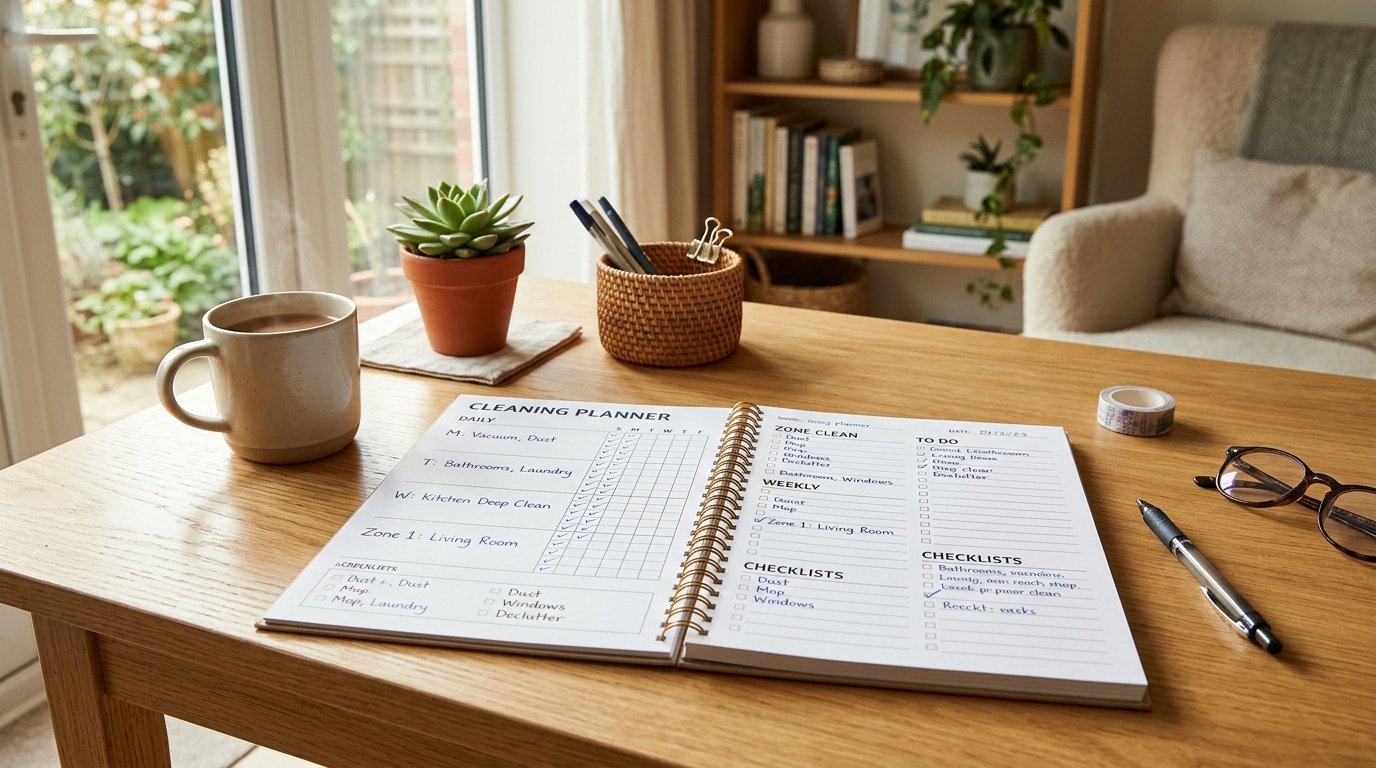 How to Build a Home Cleaning Planner for a Peaceful Sanctuary